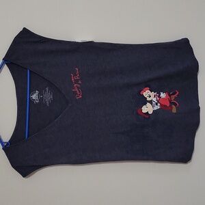 Disney Mickey & Minnie Paris Sleeveless Tee Shirt